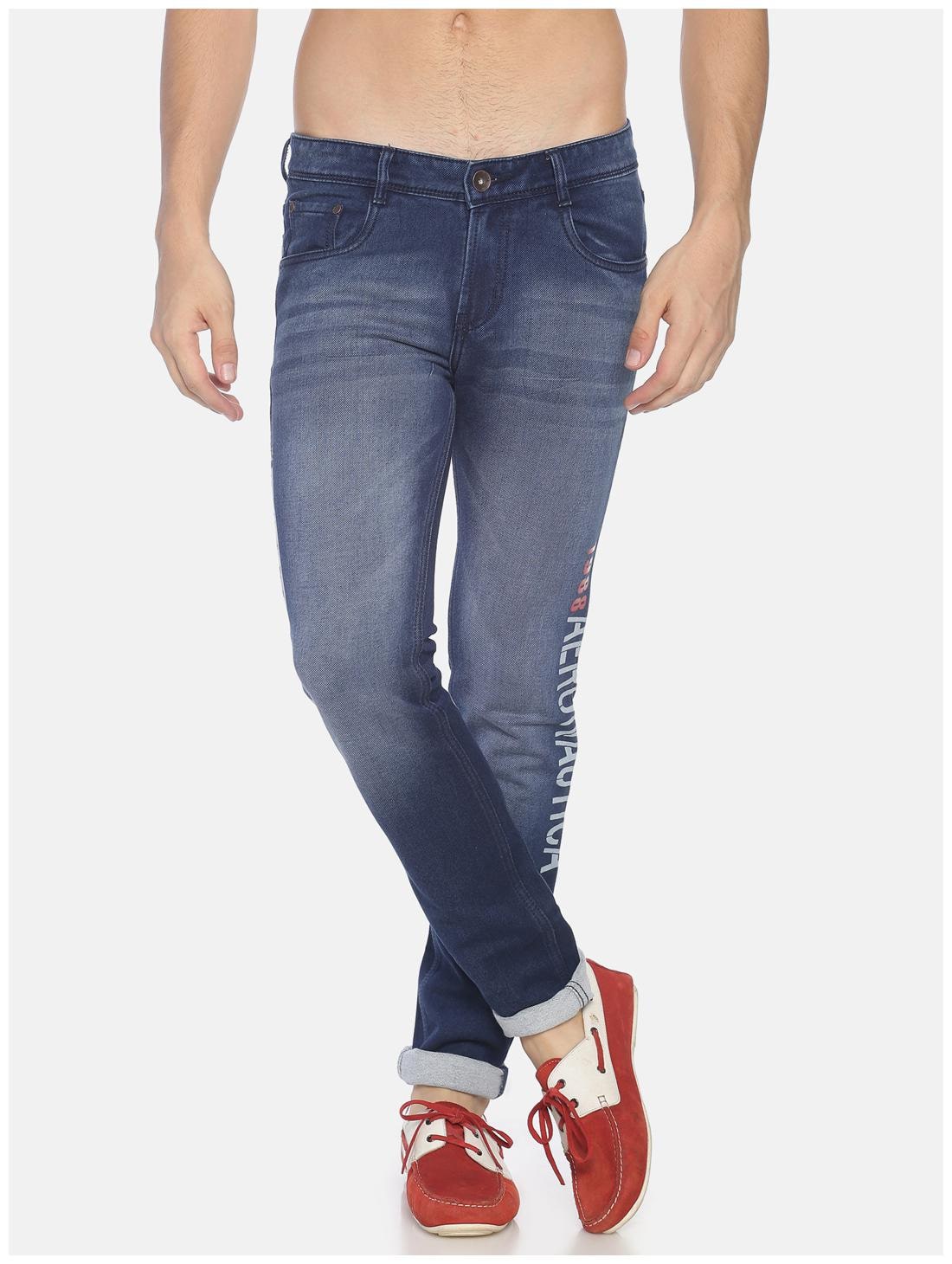 

OWEN HART Men Blue Skinny Fit Jeans