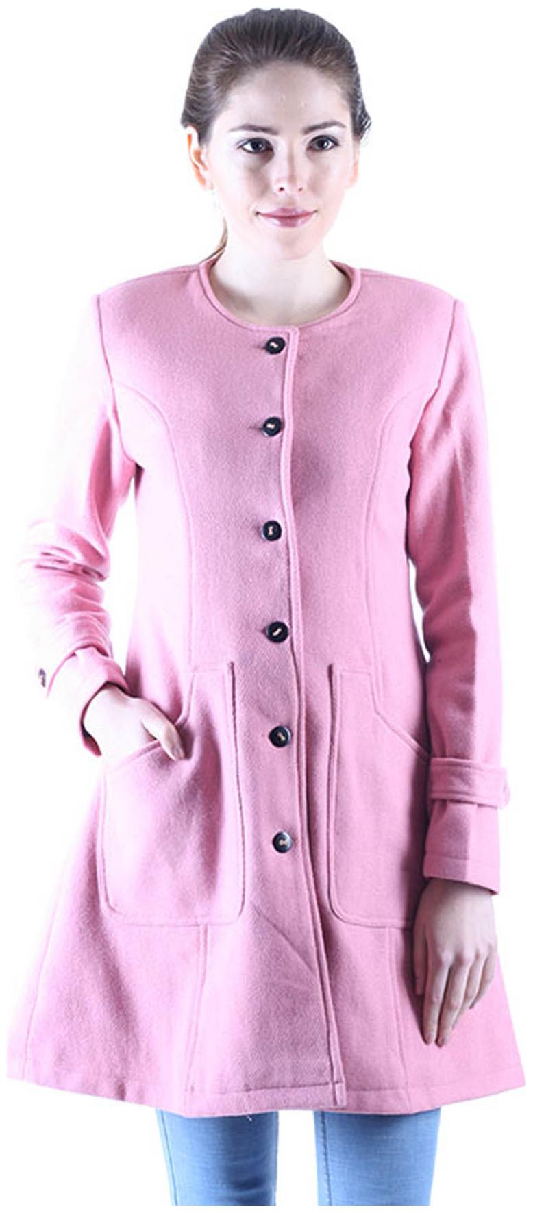 Buy Owncraft Pink Wool Coat Online at Low Prices in India