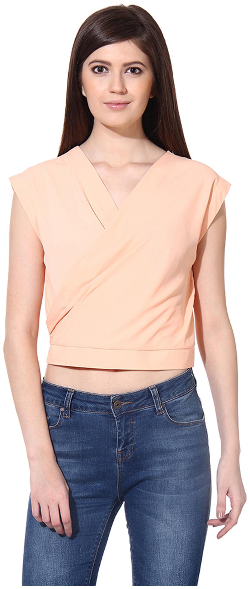 

OXOLLOXO Beige Polyester Top