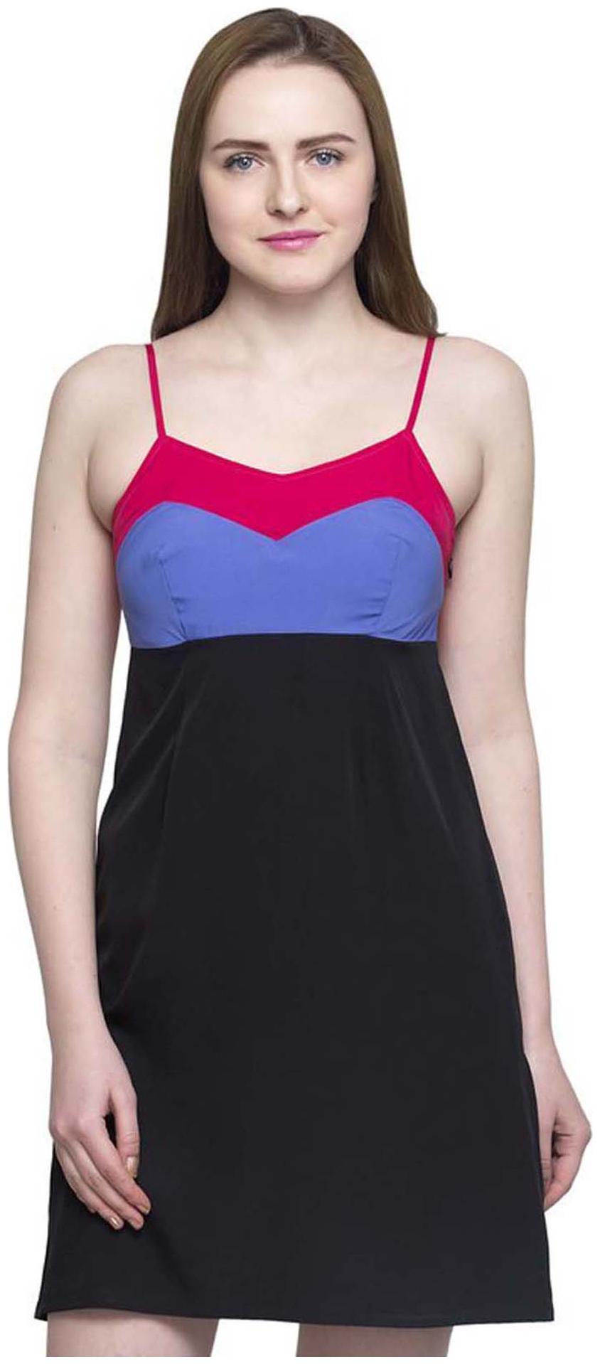 

OXOLLOXO Black Polyester Dresses (Size-M)