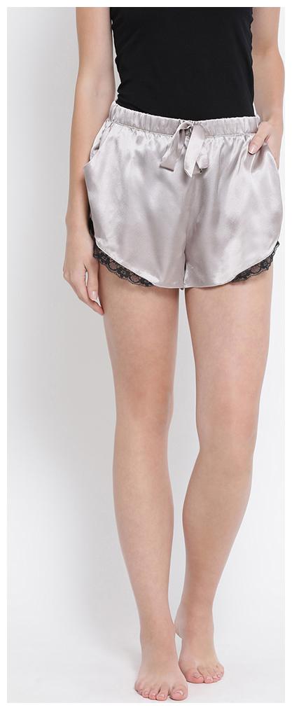 

OXOLLOXO Women Solid Regular shorts - Grey
