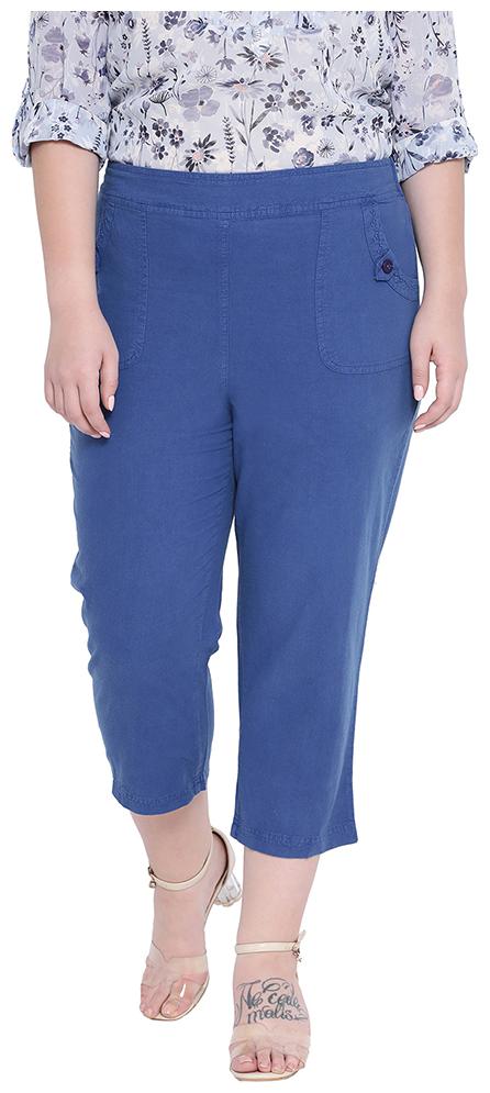 

Oxolloxo Women Blue Regular fit Cullotes