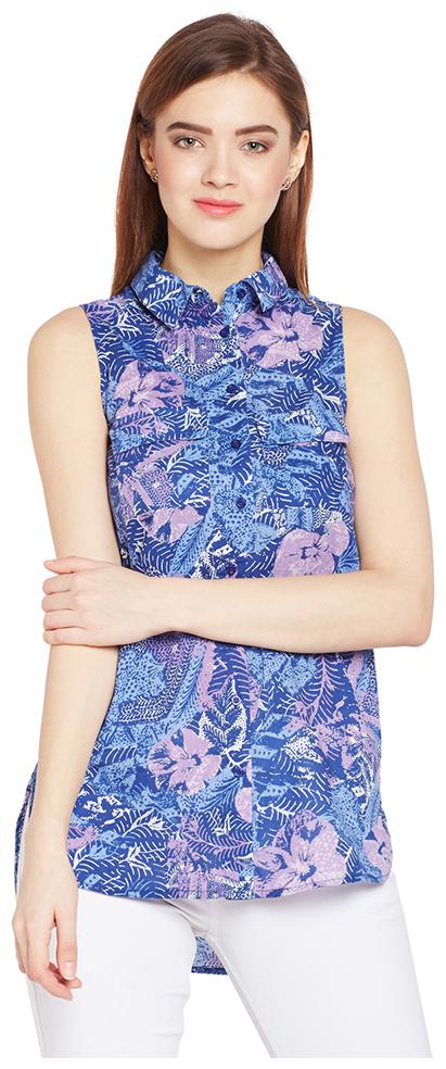 

OXOLLOXO Women Multi Printed Regular Fit Shirt