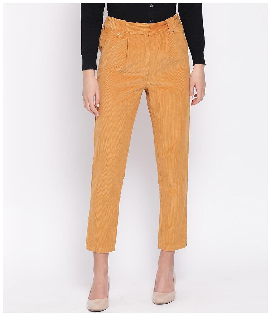 

Oxolloxo Women Yellow Regular fit Regular pants