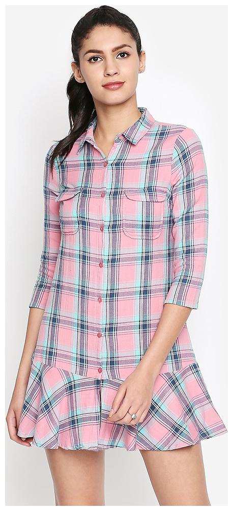 

OXOLLOXO Multi Printed A-line dress
