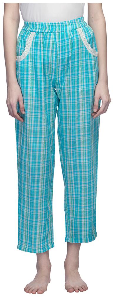 

OXOLLOXO Women Turquoise Regular fit Regular pants