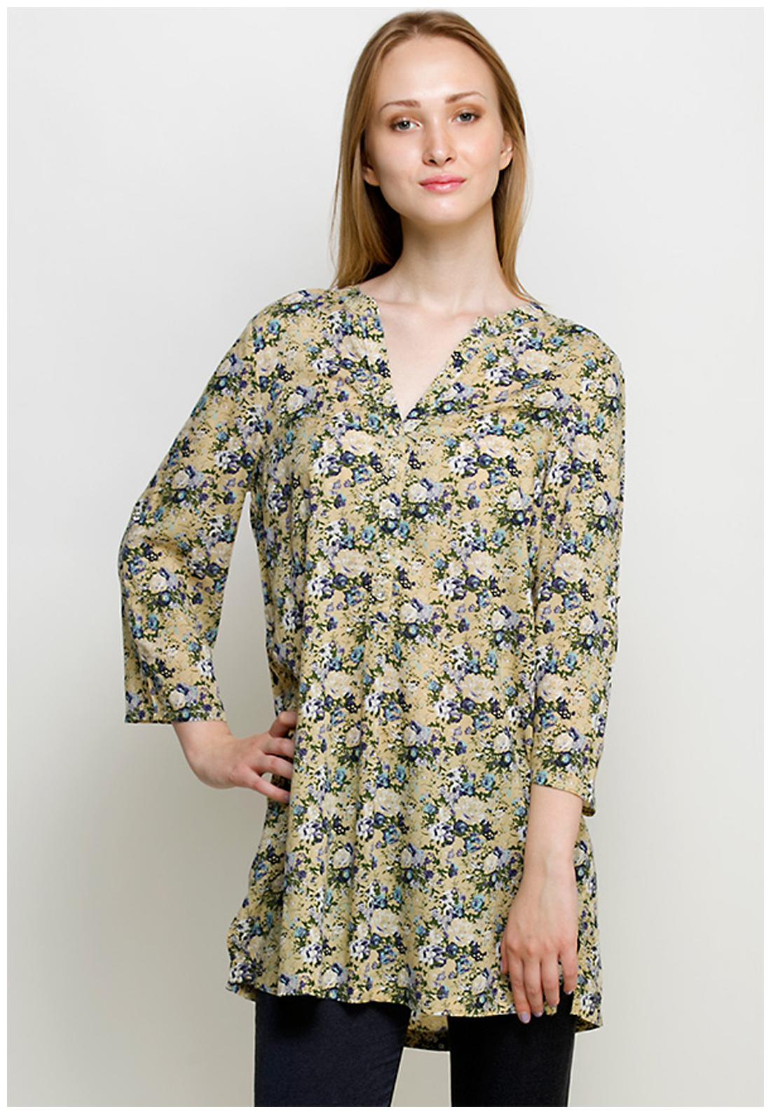 

Oxolloxo Green Polyester Tunic (Size-M)