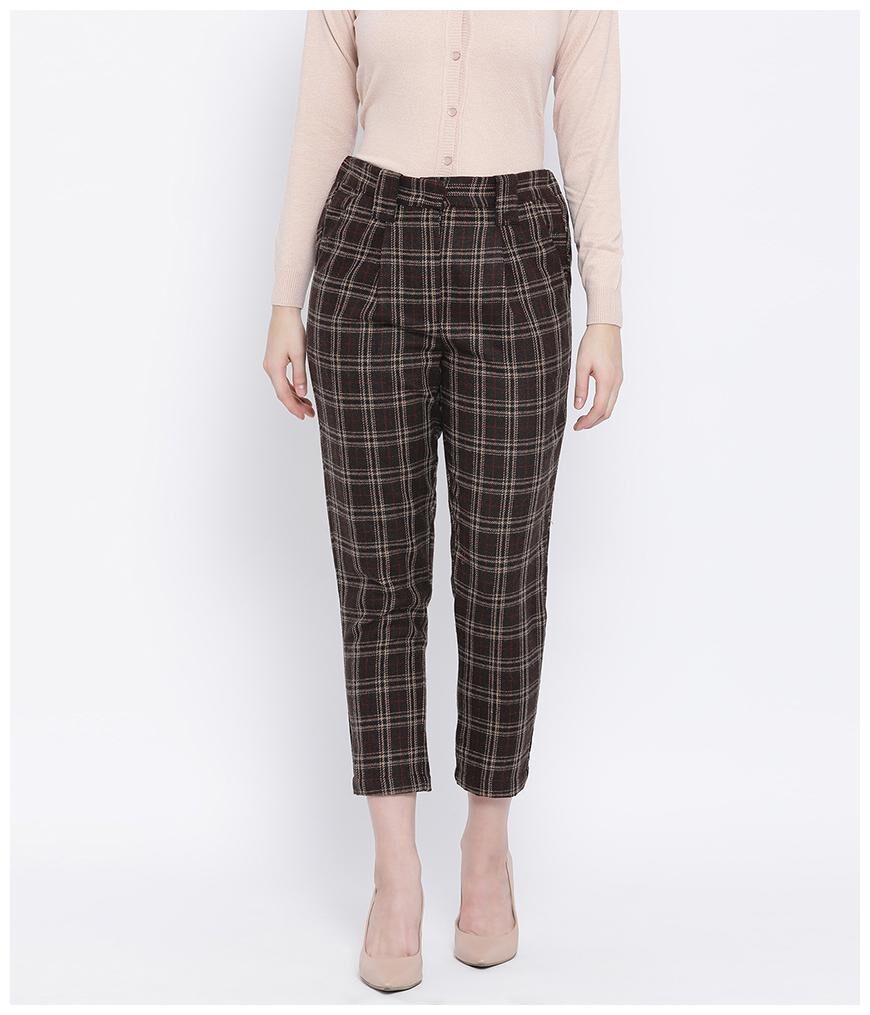 

Oxolloxo Women Brown Regular fit Regular pants