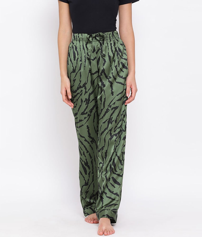 

Oxolloxo Polyester Dark Green Printed Regular For Women