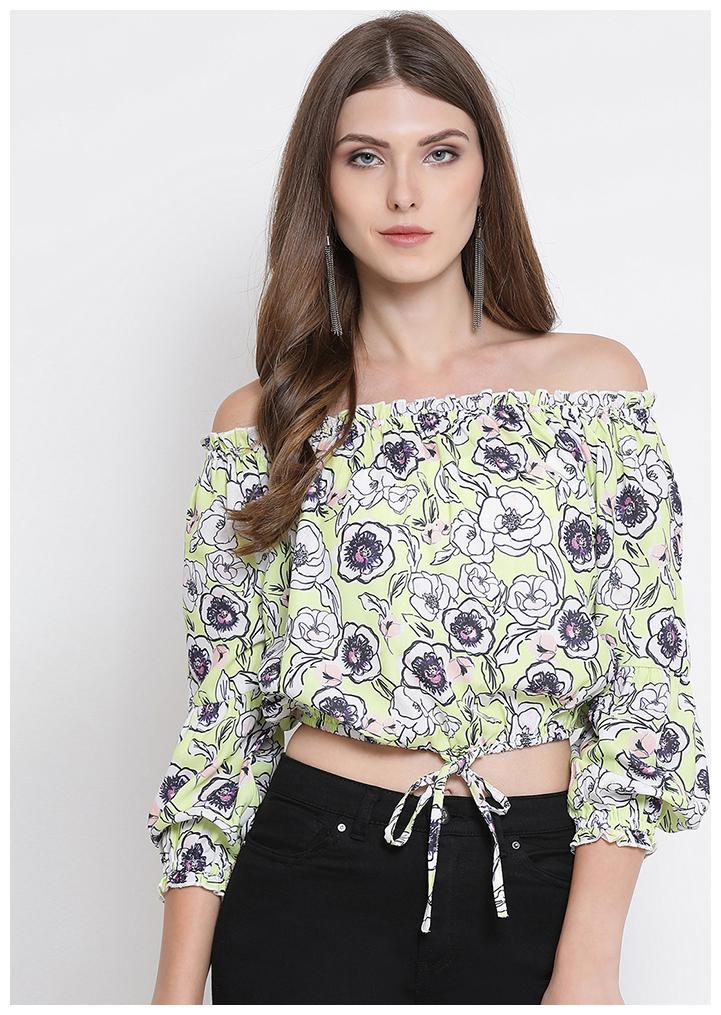 

OXOLLOXO Women Printed Regular top - Multi