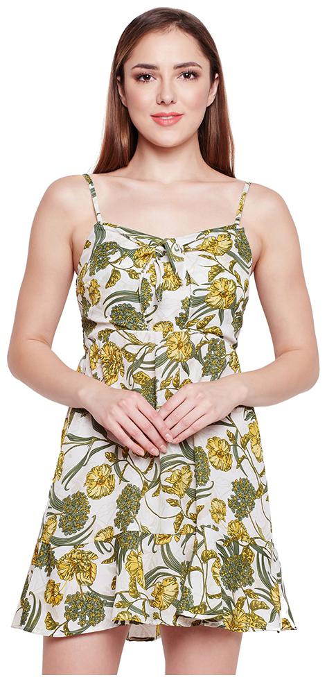 

OXOLLOXO Multi Printed A-line dress