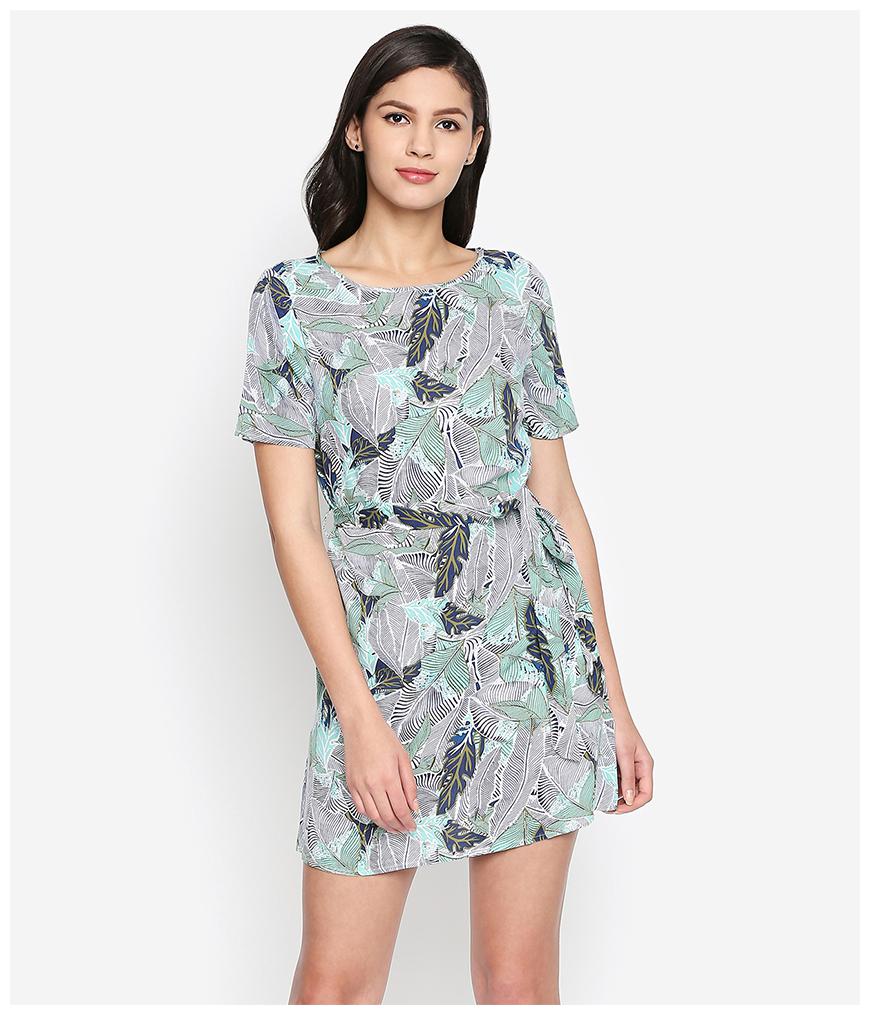 

Oxolloxo Polyester Printed Multi Dress for Women