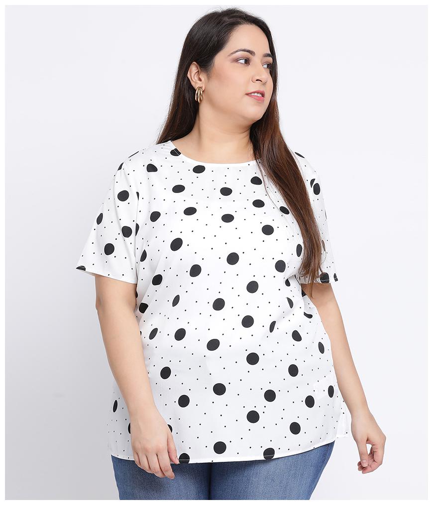 

Oxolloxo Women Polka dots Regular top - White