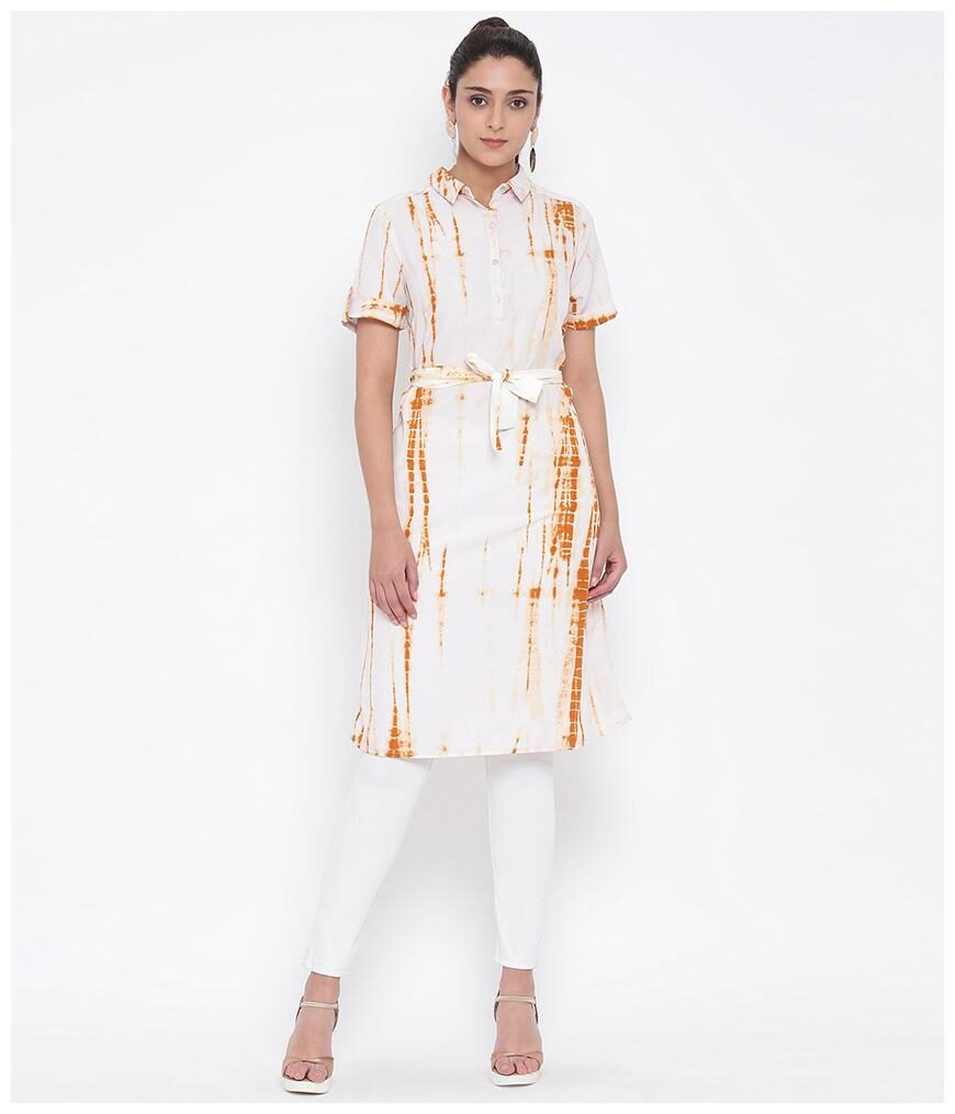 

Oxolloxo Women Dyed Regular tunic - Beige