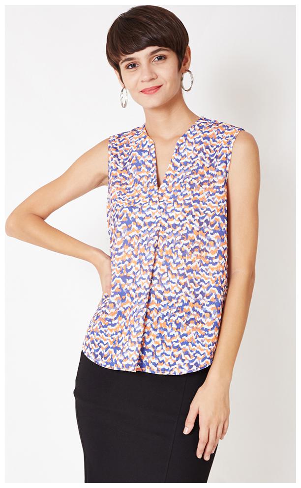 

OXOLLOXO Women Printed A-line top - Multi
