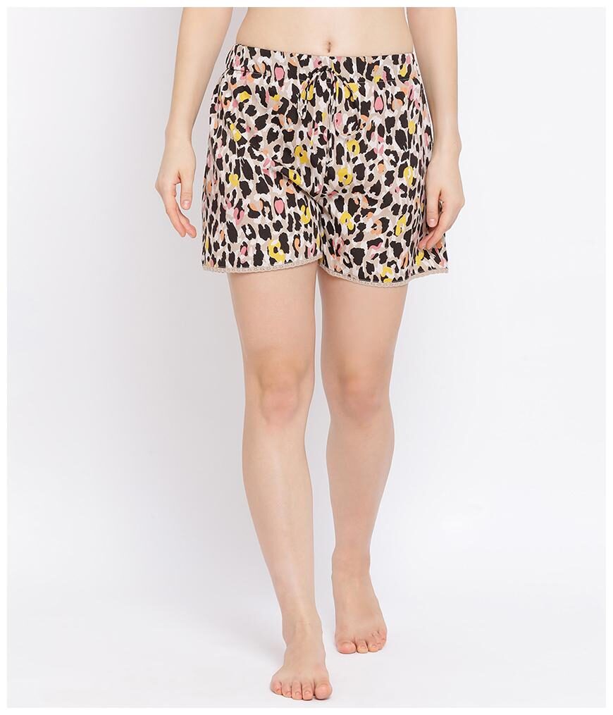 

Oxolloxo Women Animal print Regular shorts - Multi