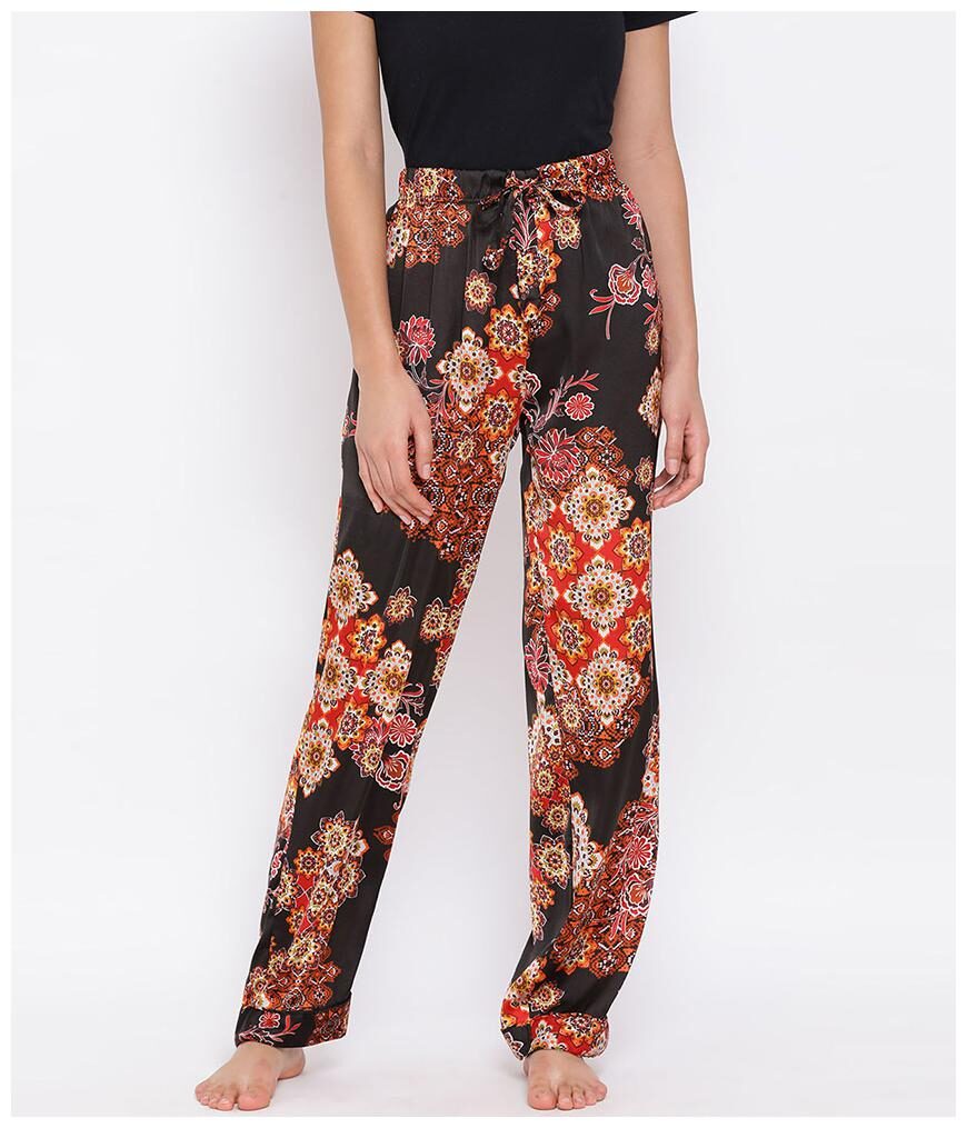 

Oxolloxo Polyester Black Floral Regular For Women