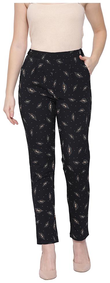 

Oxolloxo Women Black Regular fit Regular pants