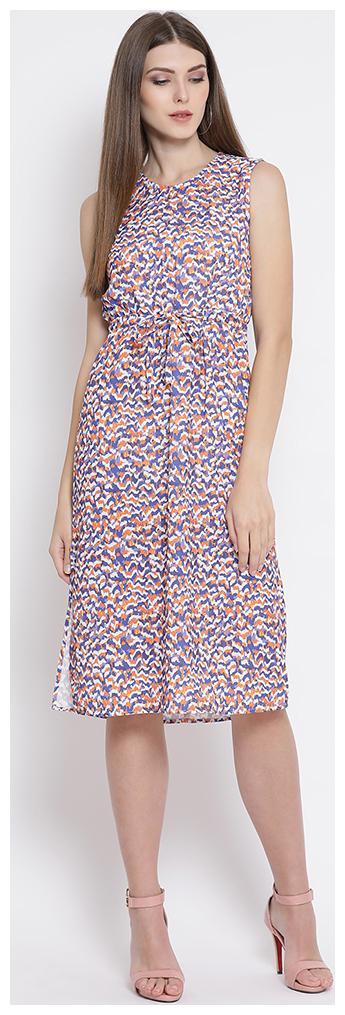 

OXOLLOXO Multi Printed A-line dress