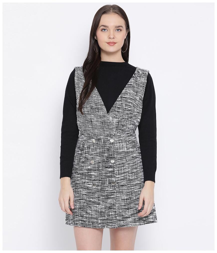 

Oxolloxo Multi Solid A-line dress