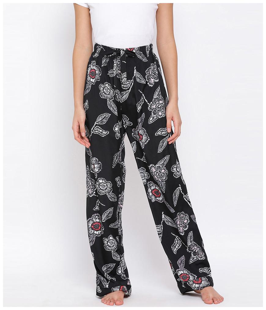 

Oxolloxo Polyester Black Floral Regular For Women