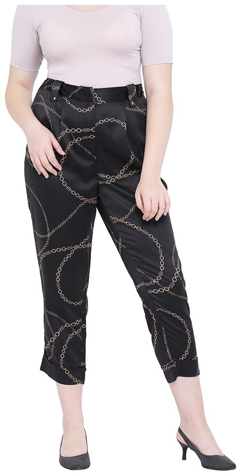 

Oxolloxo Women Black Regular fit Regular pants