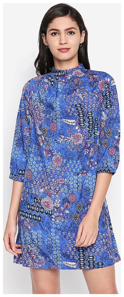 

OXOLLOXO Multi Printed A-line dress