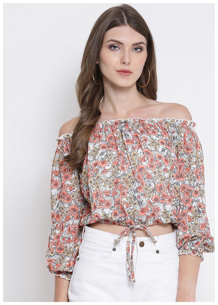 

OXOLLOXO Women Printed Regular top - Multi