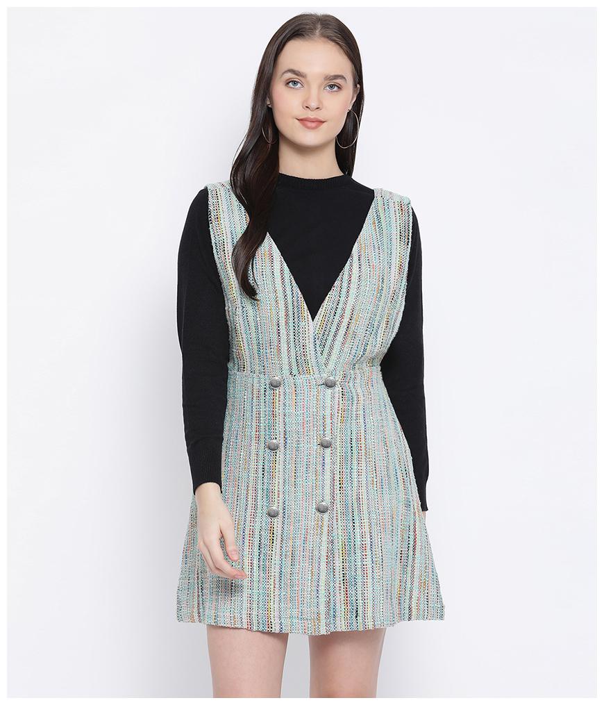 

Oxolloxo Multi Solid A-line dress