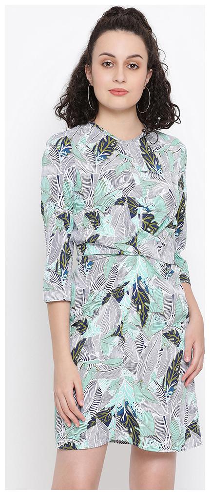 

OXOLLOXO Multi Printed A-line dress