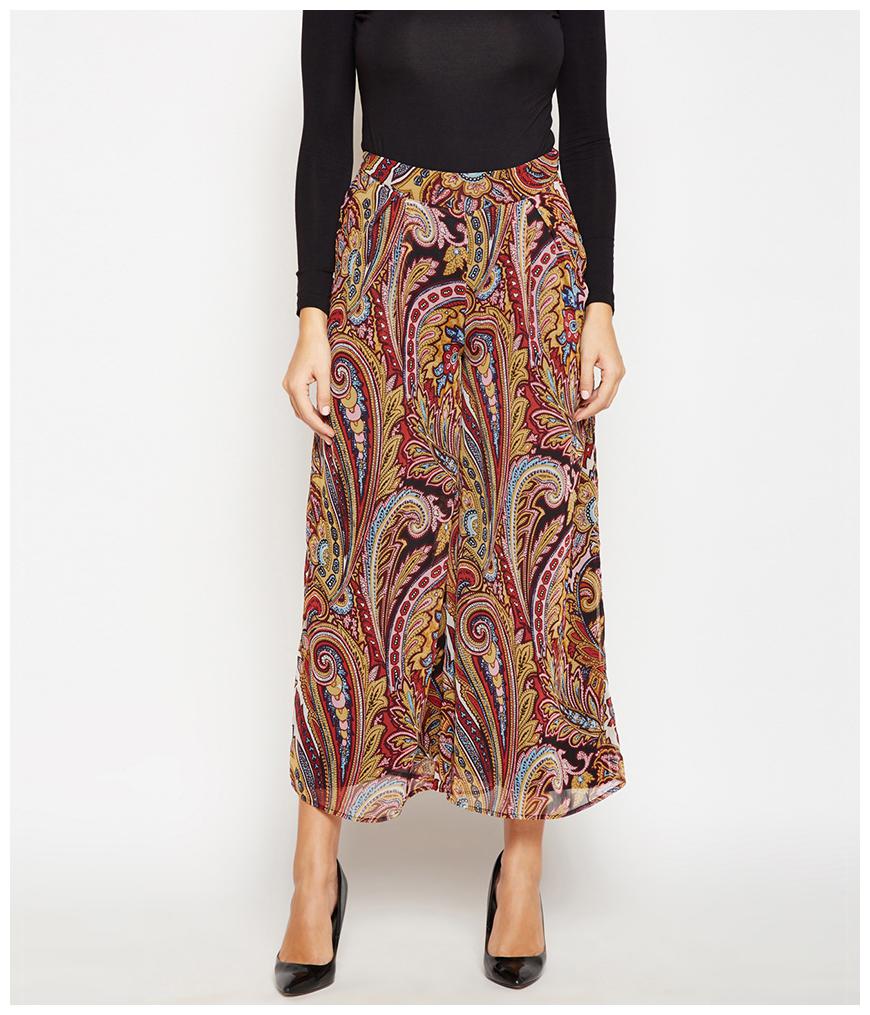 

OXOLLOXO Multi Printed Flared Palazzo