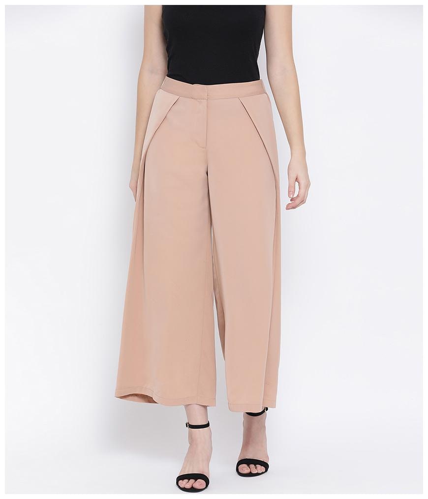 

Oxolloxo Polyester Beige Solid Regular For Women