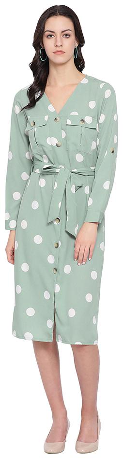 

Oxolloxo White Printed A-line dress