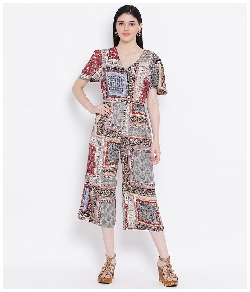 

Oxolloxo Floral Jumpsuit - Multi