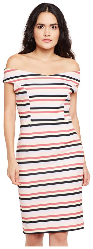 

OXOLLOXO Multi Printed A-line dress