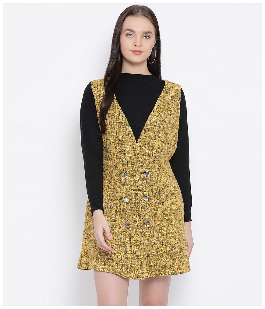 

Oxolloxo Multi Solid A-line dress