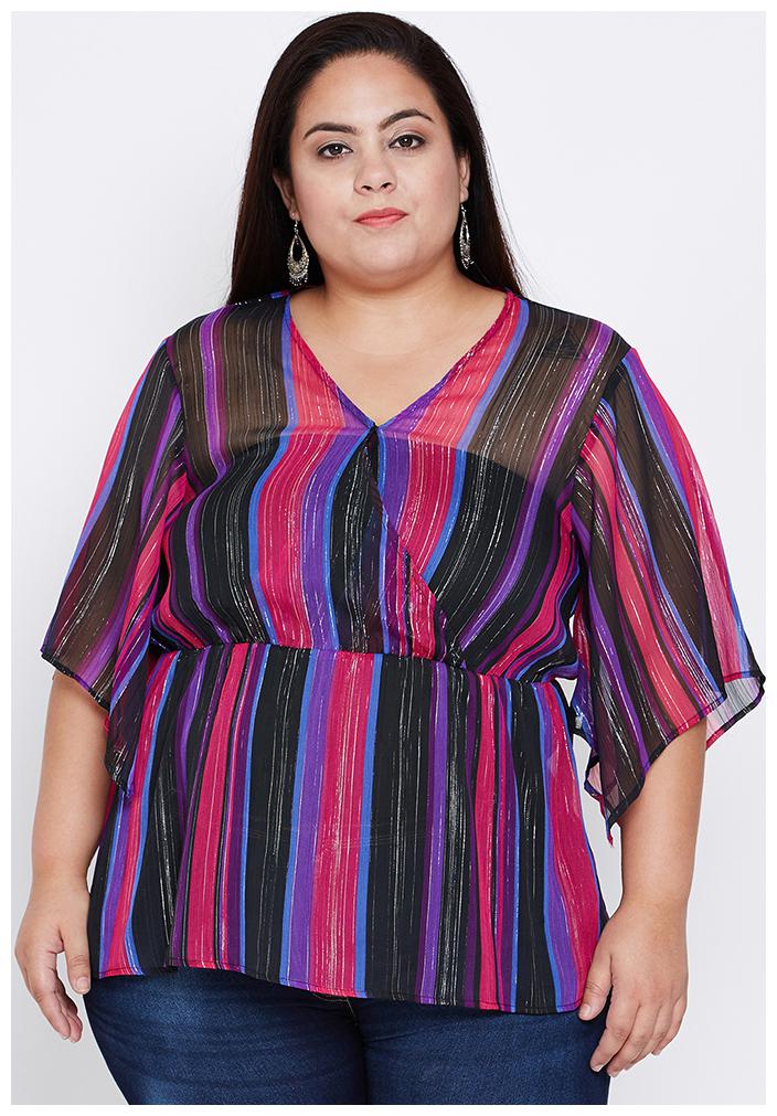 

OXOLLOXO Women Printed A-line top - Multi