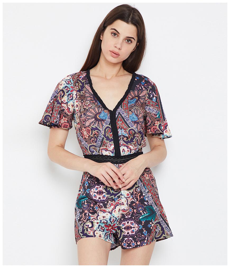 

Oxolloxo Printed Jumpsuit - Multi