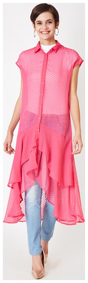 

OXOLLOXO Women Shrug - Pink
