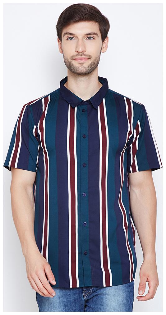 

OXOLLOXO Men Multi Vertical Stripes Regular Fit Casual Shirt