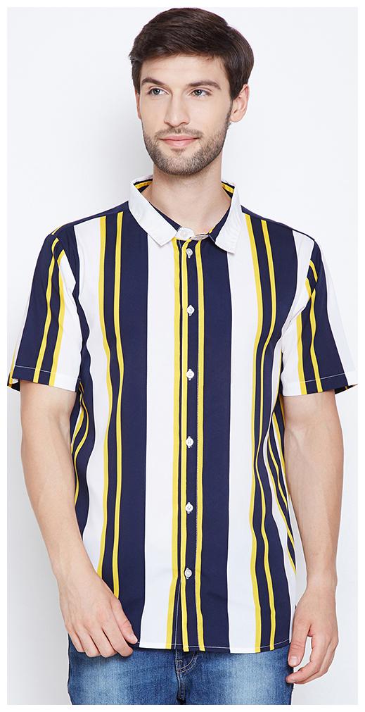 

OXOLLOXO Men Multi Vertical Stripes Regular Fit Casual Shirt