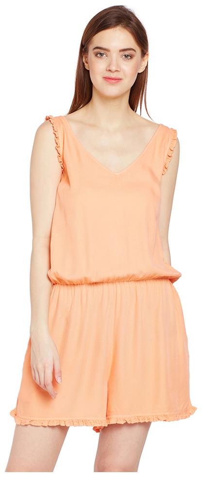

OXOLLOXO Solid Dungaree - Orange