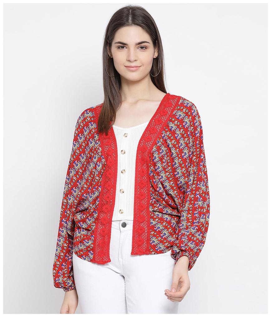 

Oxolloxo Women Shrug - Red