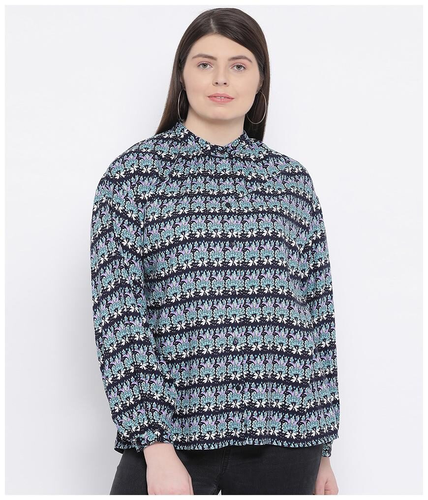 

Oxolloxo Women Multi Printed Regular Fit Shirt