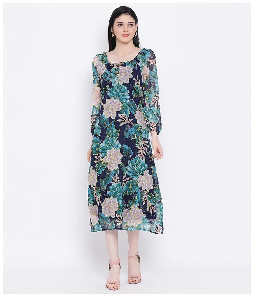 

Oxolloxo Womens Multi Polyester Floral Dress