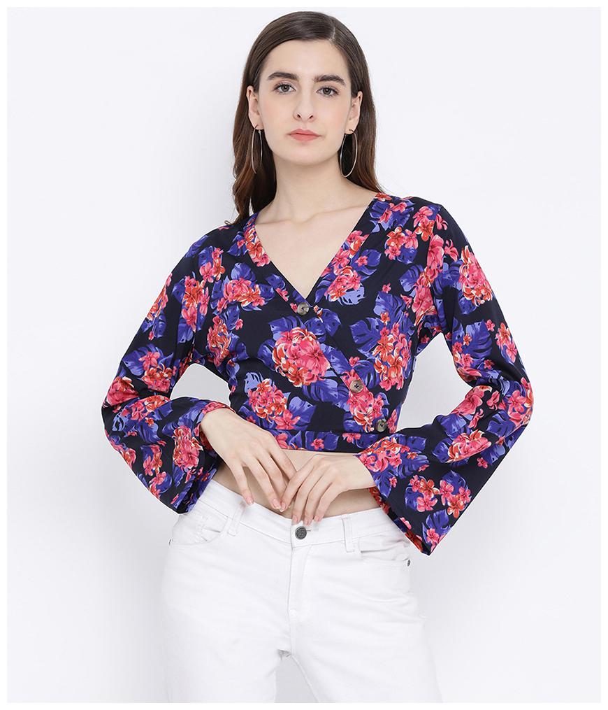 

Oxolloxo Women Printed Regular top - Multi