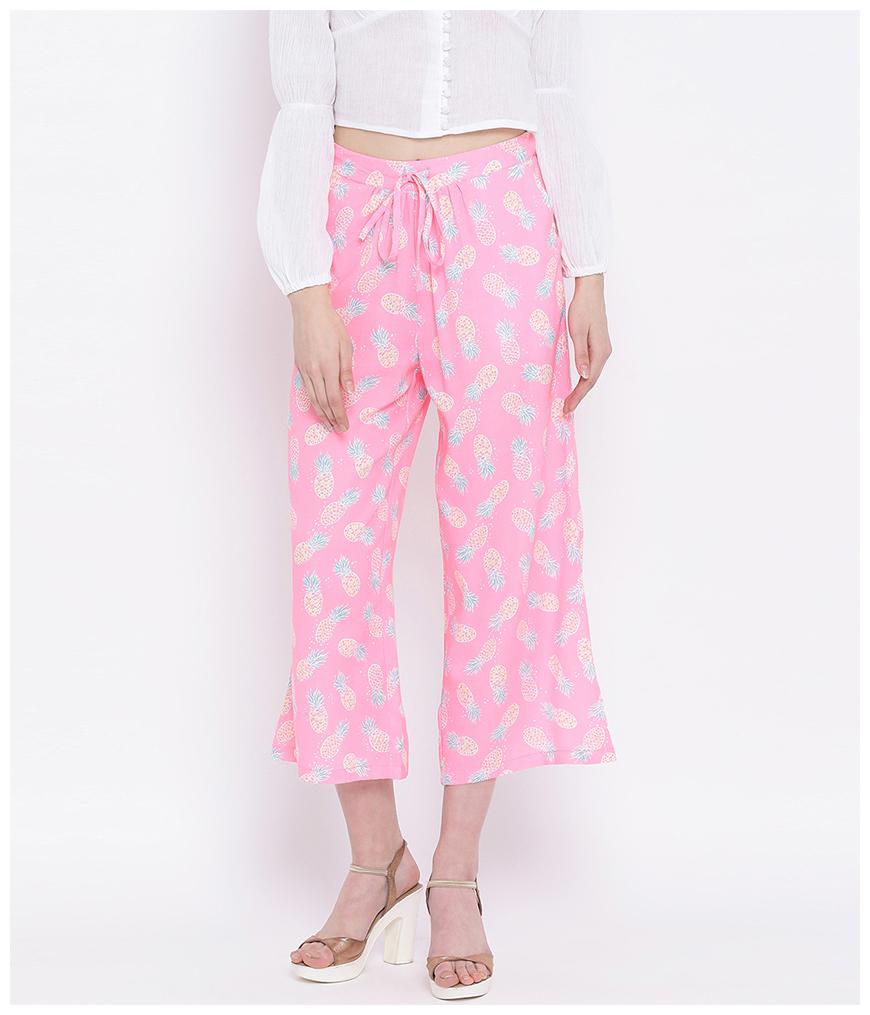 

Oxolloxo Women Pink Regular fit Cullotes