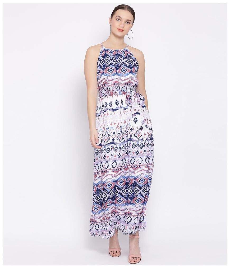 

Oxolloxo Multi Printed A-line dress