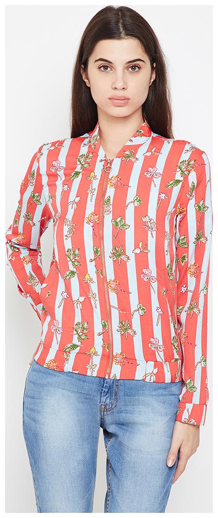 

OXOLLOXO Women Summer jacket - Pink White