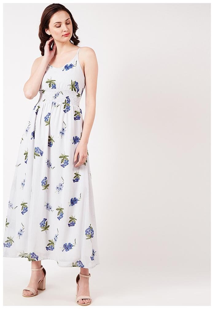 

OXOLLOXO White Printed A-line dress